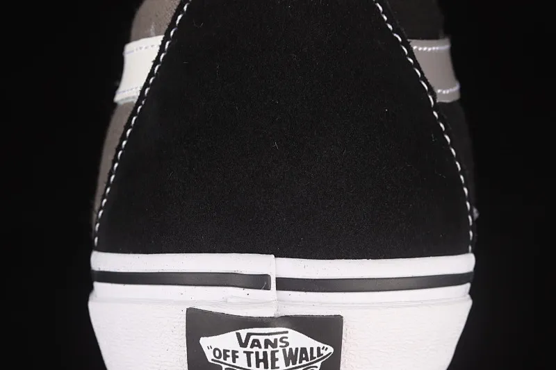 All categories Vans Vans series Vans Hi Vans high-top plus velvet Vans Sk8-Hi 2021 new black and gray color matching high-top casual sneakers VN0A3WM3218